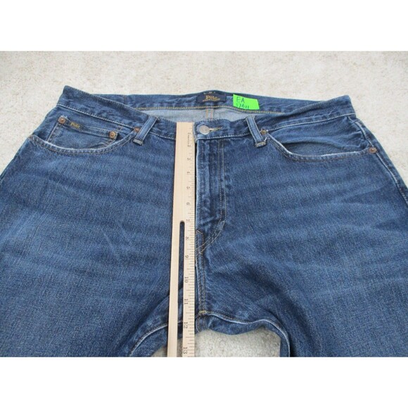 Polo Ralph Lauren Jeans Mens 38 Hampton Relaxed Straight Leg Blue Denim 38x31 - Picture 5 of 13